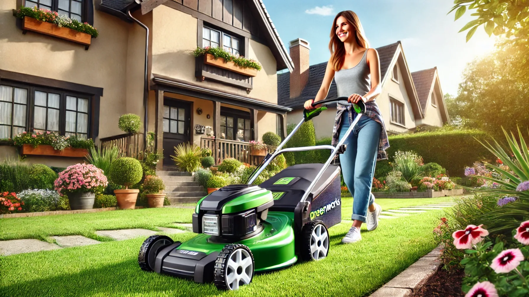 Greenworks Lawn Mower Brushless Cordless