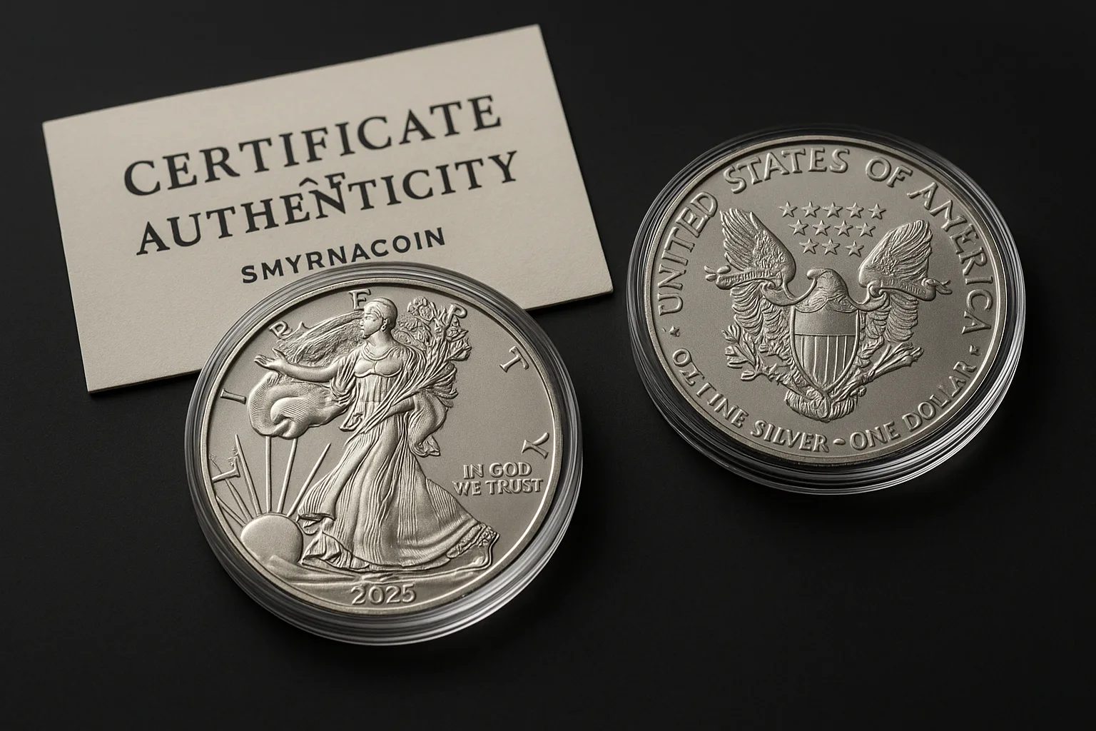 2025 American Silver Eagle 999 Fine Silver Coin details